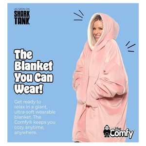 Pink Oversized Hoodie Blanket